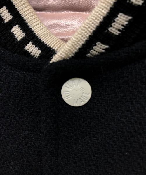 HUMAN MADE（ヒューマンメイド）HUMAN MADE (ヒューマンメイド) Car Club Jacket ブラック×ピンク サイズ:Ｌの古着・服飾アイテム