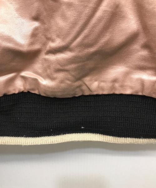 HUMAN MADE（ヒューマンメイド）HUMAN MADE (ヒューマンメイド) Car Club Jacket ブラック×ピンク サイズ:Ｌの古着・服飾アイテム