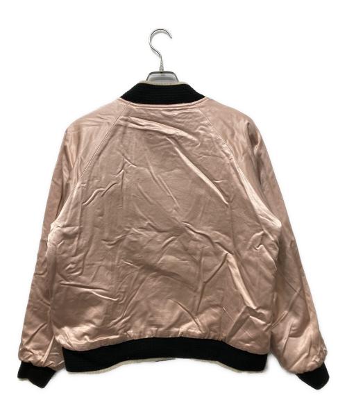 HUMAN MADE（ヒューマンメイド）HUMAN MADE (ヒューマンメイド) Car Club Jacket ブラック×ピンク サイズ:Ｌの古着・服飾アイテム