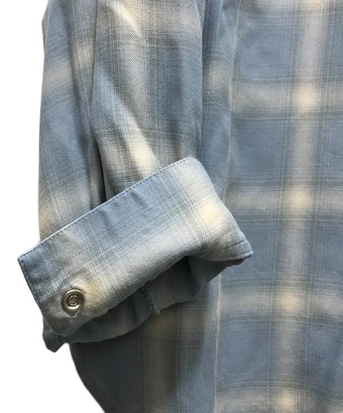 A NOVEL DAY（ア ノーベル デイ）A NOVEL DAY (ア ノーベル デイ) RAYON OMBRE SH ブルー サイズ:3の古着・服飾アイテム