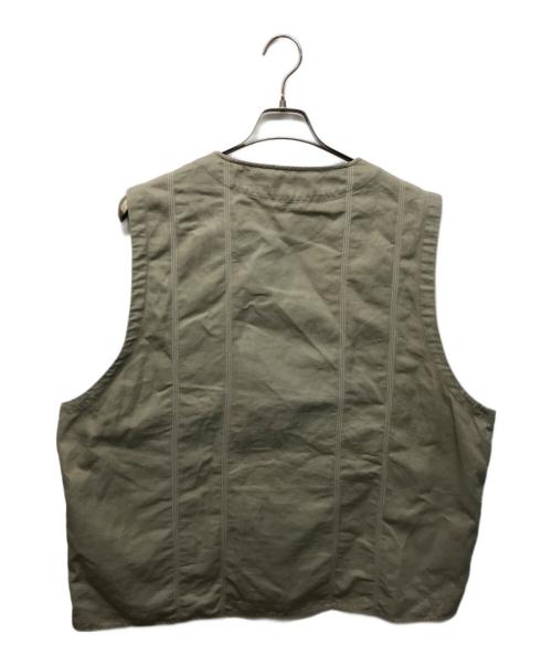 sillage（シアージ）Sillage (シアージ) コットンリネンベスト ベージュ サイズ:FREEの古着・服飾アイテム