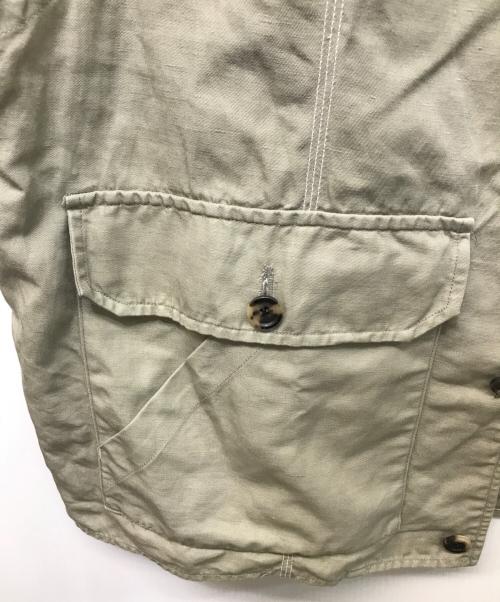 sillage（シアージ）Sillage (シアージ) コットンリネンベスト ベージュ サイズ:FREEの古着・服飾アイテム