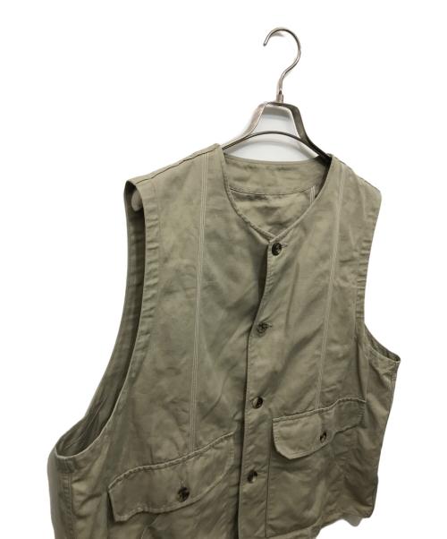 sillage（シアージ）Sillage (シアージ) コットンリネンベスト ベージュ サイズ:FREEの古着・服飾アイテム