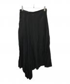 yohji yamamoto+noirヨウジヤマモトプリュスノアール）の古着「ハカマパンツ」｜ブラック