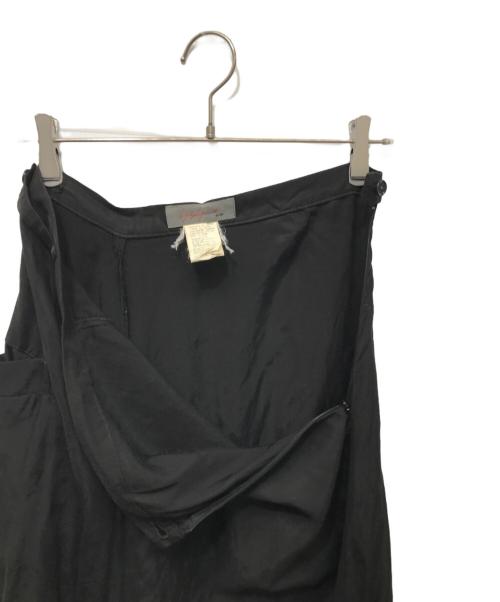 yohji yamamoto+noir（ヨウジヤマモトプリュスノアール）yohji yamamoto+noir (ヨウジヤマモトプリュスノアール) ハカマパンツ ブラック サイズ:1の古着・服飾アイテム