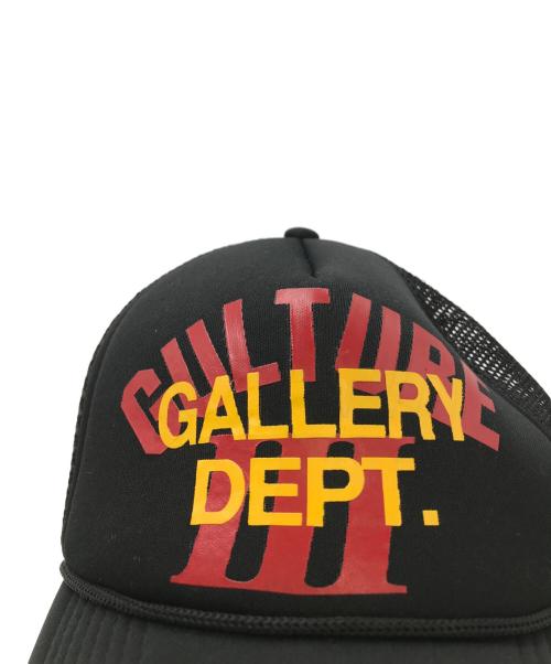 GALLERY DEPT（ギャラリー デプト）GALLERY DEPT (ギャラリー デプト) MIGOS ロゴプリントメッシュキャップ ブラック サイズ:FREEの古着・服飾アイテム