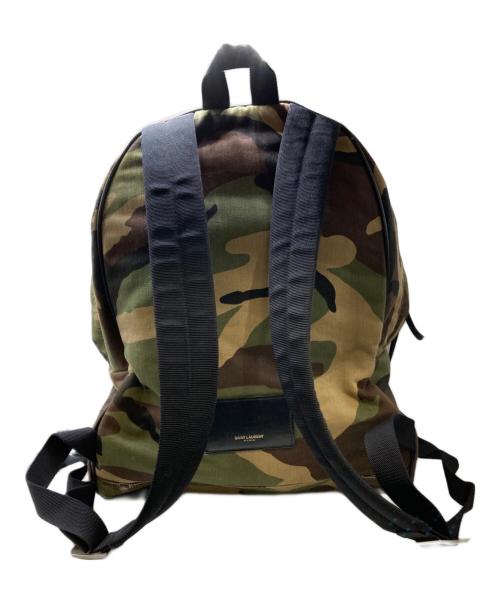 Saint Laurent Paris（サンローランパリ）Saint Laurent Paris (サンローランパリ) city backpack カーキの古着・服飾アイテム