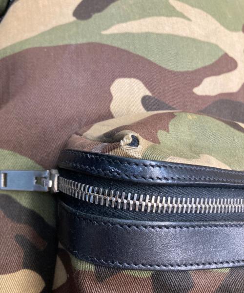 Saint Laurent Paris（サンローランパリ）Saint Laurent Paris (サンローランパリ) city backpack カーキの古着・服飾アイテム