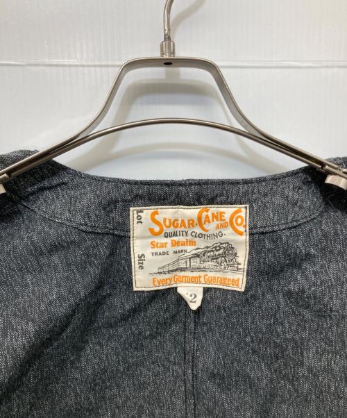 SUGAR CANE（シュガーケーン）SUGAR CANE (シュガーケーン) COVERT WORK VEST グレー サイズ:42 未使用品の古着・服飾アイテム