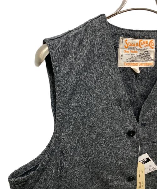 SUGAR CANE（シュガーケーン）SUGAR CANE (シュガーケーン) COVERT WORK VEST グレー サイズ:42 未使用品の古着・服飾アイテム