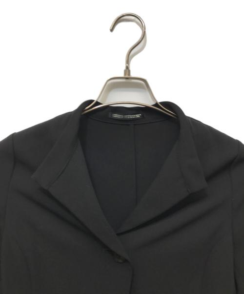 yohji yamamoto+noir（ヨウジヤマモトプリュスノアール）yohji yamamoto+Noir (ヨウジヤマモトプリュスノアール) ノーカラージャケット ブラック サイズ:1の古着・服飾アイテム