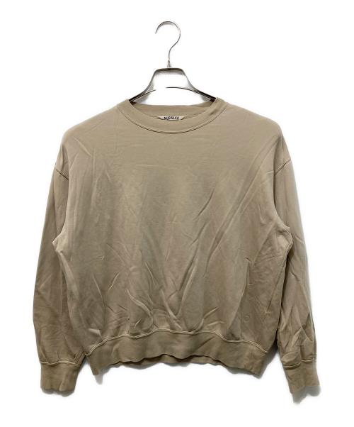 AURALEE（オーラリー）AURALEE (オーラリー) ELASTIC HIGH GAUGE SWEAT ベージュ サイズ:1の古着・服飾アイテム