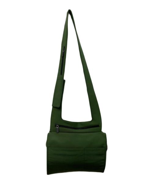 MIU MIU（ミュウミュウ）MIU MIU (ミュウミュウ) フラップショルダーバッグ グリーンの古着・服飾アイテム