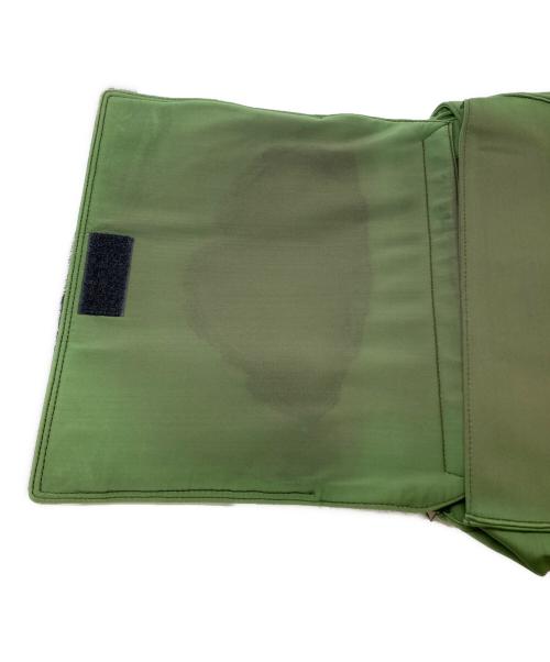 MIU MIU（ミュウミュウ）MIU MIU (ミュウミュウ) フラップショルダーバッグ グリーンの古着・服飾アイテム