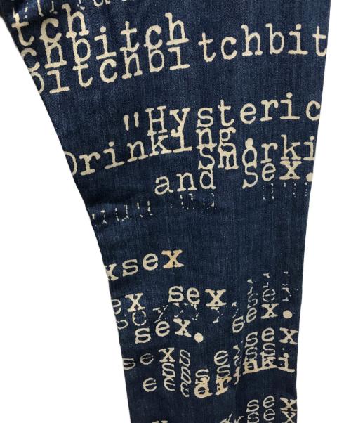 hysterics（ヒステリックス）hysterics (ヒステリックス) フレアデニムパンツ インディゴ サイズ:Mの古着・服飾アイテム