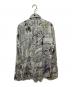 GALLIANO (ガリアーノ) ニュースペーパー柄シャツ グレー サイズ:44：13000円