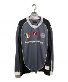 Diaspora Sketeboards×LOTTO（ディアスポラスケートボードズ×ロット）の古着「Lotto Scudetto Shirt」｜グレー