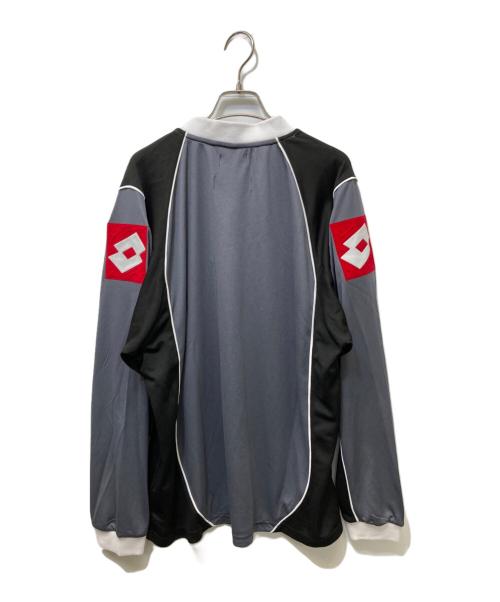 Diaspora Sketeboards（ディアスポラスケートボードズ）Diaspora Sketeboards (ディアスポラスケートボードズ) LOTTO (ロット) Lotto Scudetto Shirt グレー サイズ:Lの古着・服飾アイテム