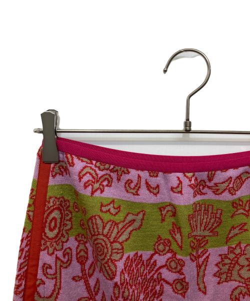 OLLEBOREBLA（アルベロベロ）OLLEBOREBLA (アルベロベロ) ニットスカート ピンク サイズ:不明の古着・服飾アイテム