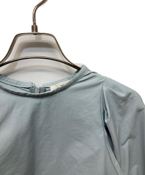 YORI（ヨリ）YORI (ヨリ) ビックパフスリーブブラウス ブルー サイズ:Freeの古着・服飾アイテム