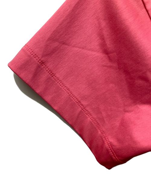 YORI（ヨリ）yori (ヨリ) ヘムフレアリコットカットソー ピンク サイズ:Free 未使用品の古着・服飾アイテム