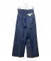 shirocon (シロコン) yori (ヨリ) ワイドデニムパンツ インディゴ サイズ:S (36)：15000円