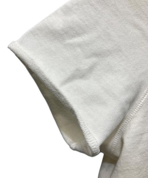YORI（ヨリ）yori (ヨリ) ドライコンパクト裏毛フレアTee ホワイト サイズ:S 未使用品の古着・服飾アイテム