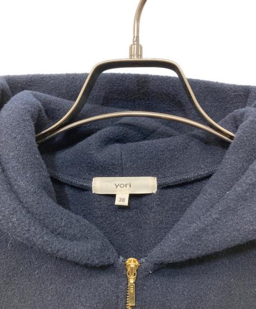 YORI（ヨリ）yori (ヨリ) コンパクトパーカー ネイビー サイズ:SIZE Mの古着・服飾アイテム