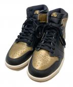 NIKEナイキ）の古着「Air Jordan 1 Retro High OG」｜ブラック×ゴールド