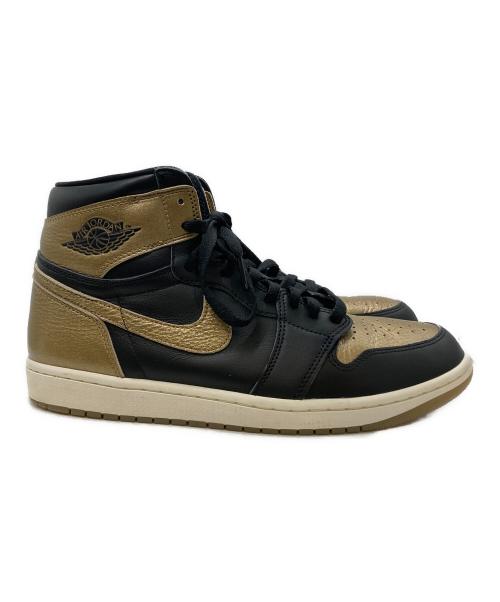 NIKE（ナイキ）NIKE (ナイキ) Air Jordan 1 Retro High OG ブラック×ゴールド サイズ:US10.5の古着・服飾アイテム