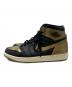NIKE (ナイキ) Air Jordan 1 Retro High OG ブラック×ゴールド サイズ:US10.5：7000円