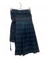 sacai (サカイ) レイヤードデザインチェックスカート グリーン×ネイビー サイズ:2：18000円