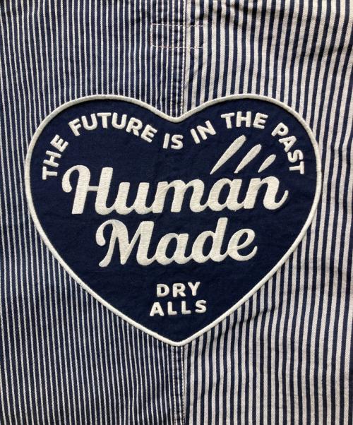HUMAN MADE（ヒューマンメイド）HUMAN MADE (ヒューマンメイド) ENGINEER JACKET ネイビー×ホワイト サイズ:Lの古着・服飾アイテム