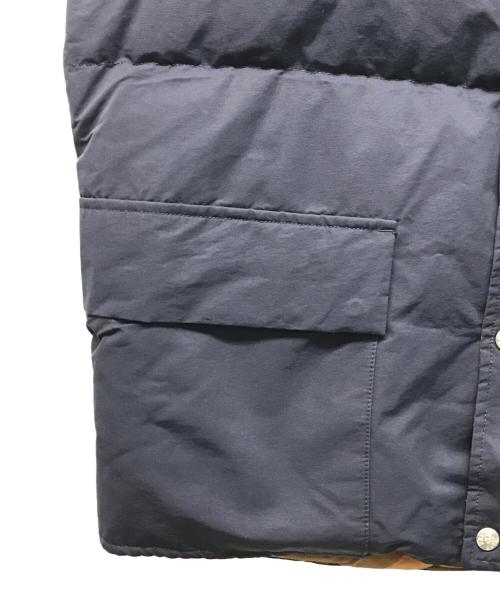 HUMAN MADE（ヒューマンメイド）HUMAN MADE (ヒューマンメイド) リバーシブルダウンベスト ブラウン×ネイビー サイズ:Mの古着・服飾アイテム