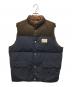 HUMAN MADE（ヒューマンメイド）の古着「リバーシブルダウンベスト」｜ブラウン×ネイビー