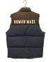 HUMAN MADE (ヒューマンメイド) リバーシブルダウンベスト ブラウン×ネイビー サイズ:M：27000円