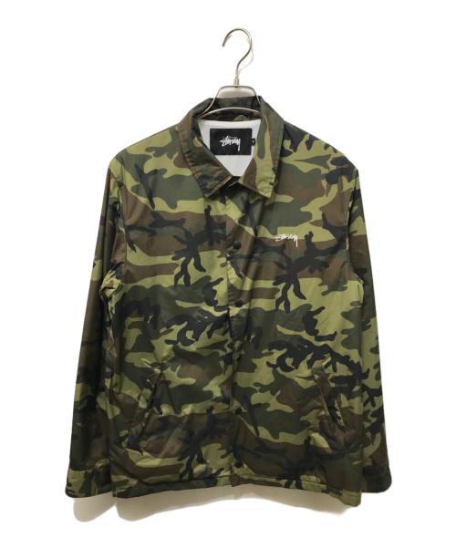 stussy（ステューシー）stussy (ステューシー) コーチジャケット オリーブ サイズ:Mの古着・服飾アイテム