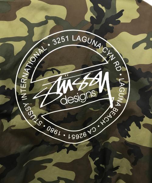 stussy（ステューシー）stussy (ステューシー) コーチジャケット オリーブ サイズ:Mの古着・服飾アイテム