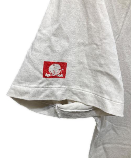 SAINT MICHAEL（セントマイケル）SAINT MICHAEL (セントマイケル) INSANE SS TEE ホワイト サイズ:Lの古着・服飾アイテム