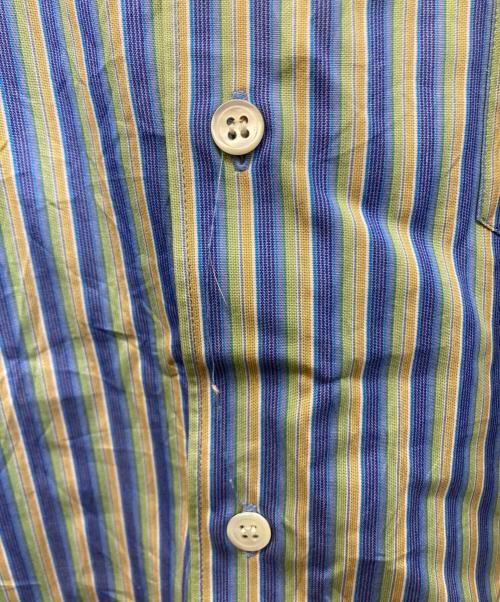 COMME des GARCONS SHIRT（コムデギャルソンシャツ）COMME des GARCONS SHIRT (コムデギャルソンシャツ) ストライプシャツ ブルー サイズ:Mの古着・服飾アイテム