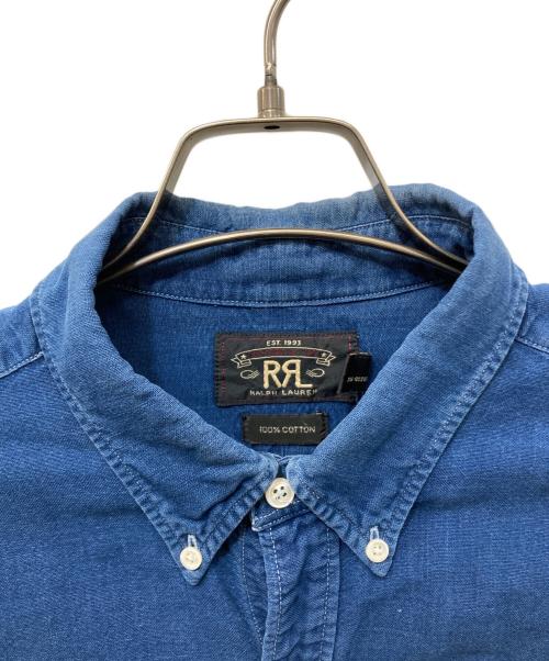 RRL（ダブルアールエル）RRL (ダブルアールエル) ボタンダウンシャツ インディゴ サイズ:Lの古着・服飾アイテム