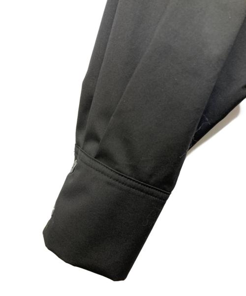 OHGA（オオガ）OHGA (オオガ) 裾フリルブラウス ブラック サイズ:Freeの古着・服飾アイテム