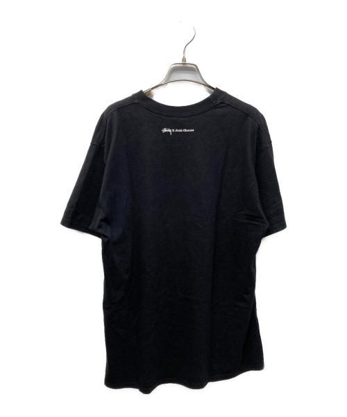 stussy（ステューシー）stussy (ステューシー) JOSH CHEUSE (ジョシュ チューズ) プリントTシャツ ブラック サイズ:Lの古着・服飾アイテム