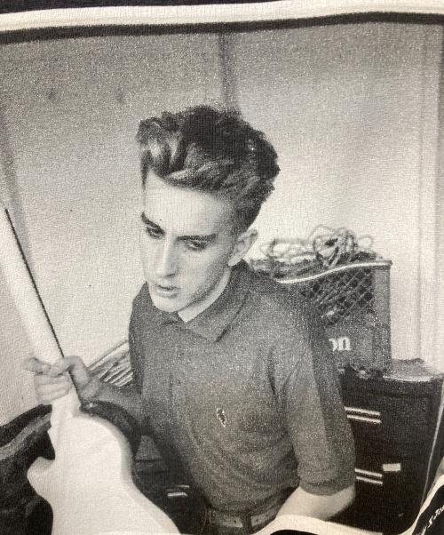 stussy（ステューシー）stussy (ステューシー) JOSH CHEUSE (ジョシュ チューズ) プリントTシャツ ブラック サイズ:Lの古着・服飾アイテム