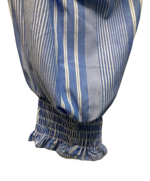 Diagram（ダイアグラム）Diagram (ダイアグラム) ニット付きブラウス ブルー サイズ:Sの古着・服飾アイテム