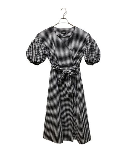 Diagram（ダイアグラム）Diagram (ダイアグラム) チェックタフタワンピース グレー サイズ:Sの古着・服飾アイテム