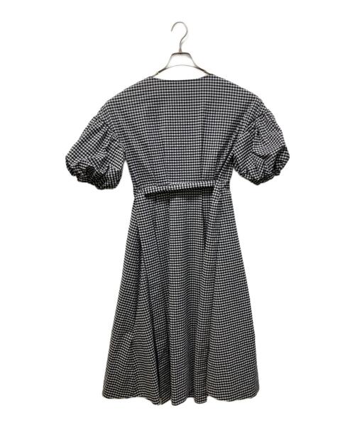 Diagram（ダイアグラム）Diagram (ダイアグラム) チェックタフタワンピース グレー サイズ:Sの古着・服飾アイテム