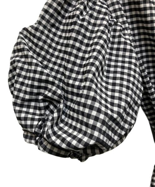 Diagram（ダイアグラム）Diagram (ダイアグラム) チェックタフタワンピース グレー サイズ:Sの古着・服飾アイテム