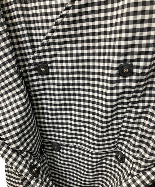 Diagram（ダイアグラム）Diagram (ダイアグラム) チェックタフタワンピース グレー サイズ:Sの古着・服飾アイテム