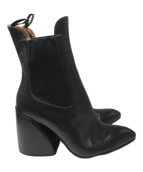 Chloe（クロエ）Chloe (クロエ) サイドゴアブーツ ブラック サイズ:37の古着・服飾アイテム